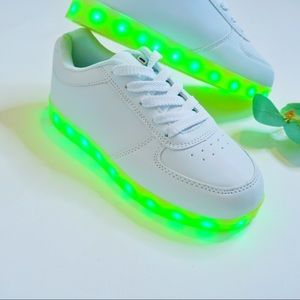 Unisex 7 color LED Light Lace Up Sneaker Shoes